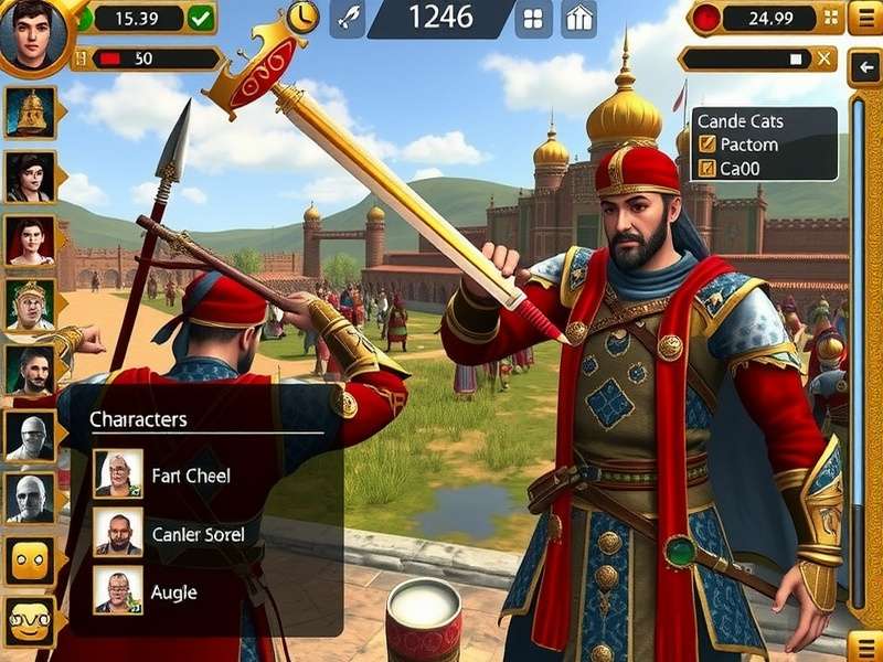 Rajput Dynasty Warriors kingdom management interface